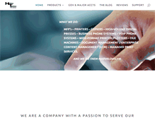 Tablet Screenshot of hightechofficesystems.com